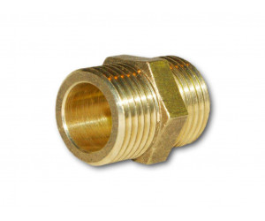 Ниппель 1 1/2" нар-нар (латунь) Kalde